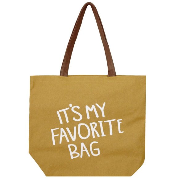 It's My Favorite Bag Canvas Tote Bag - Picture 1 of 2